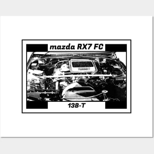 MAZDA RX-7 FC ENGINE Posters and Art